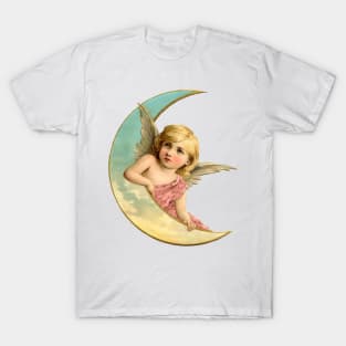 Vintage Angel Moon T-Shirt